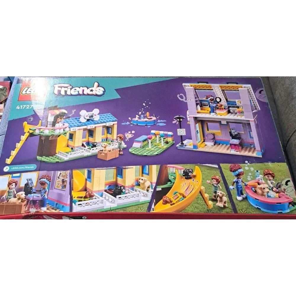 LEGO FRIENDS Dog Rescue Center (41727)‎  617 PCS Damaged but sealed box complete
